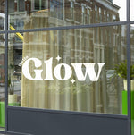 Sticker Adhésif "GLOW" pour Vitrine de Boutique ou Institut de Beauté - Vignette | Barakom