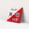 Plaque Duo : Google et Yelp