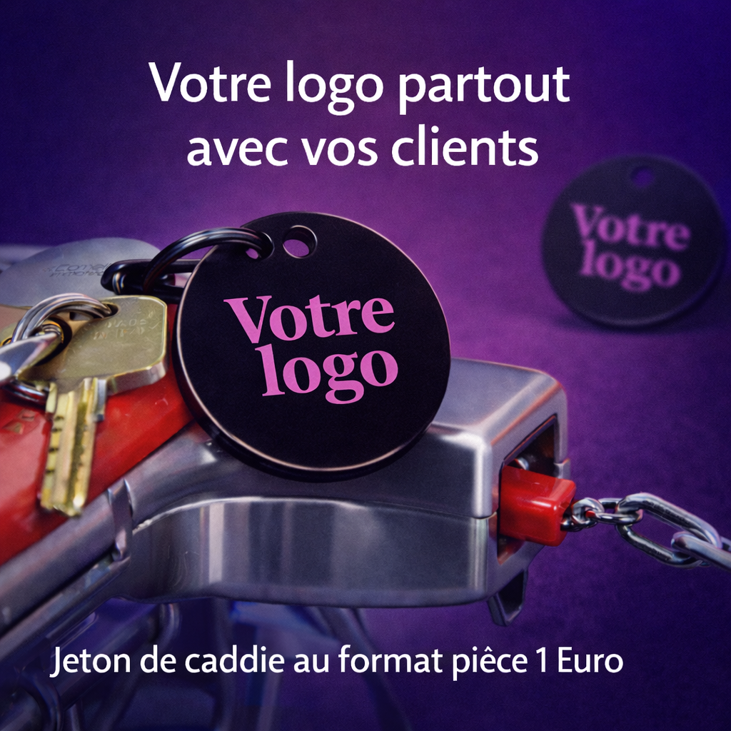 Lot Jetons de Caddie Personnalisés
