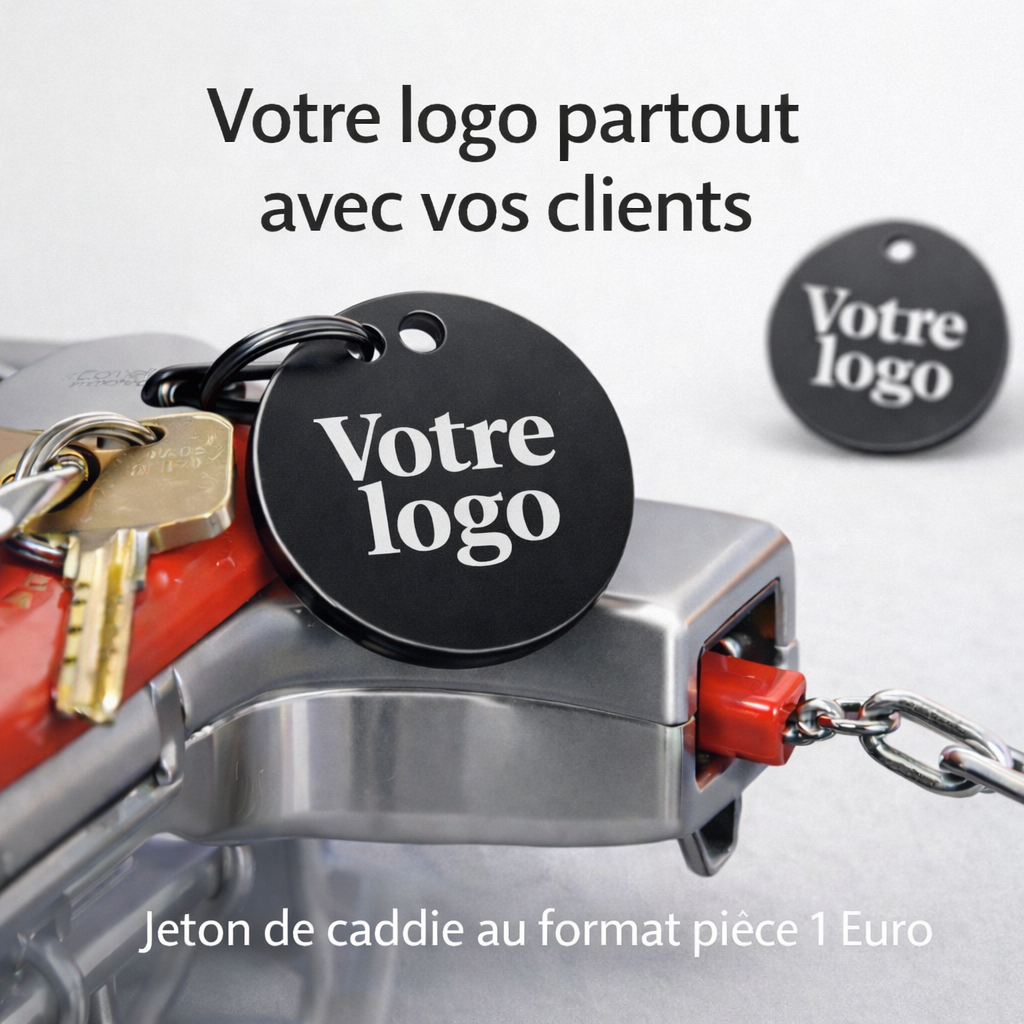 Lot Jetons de Caddie Personnalisés