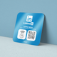 Plaque NFC & QR Code LinkedIn