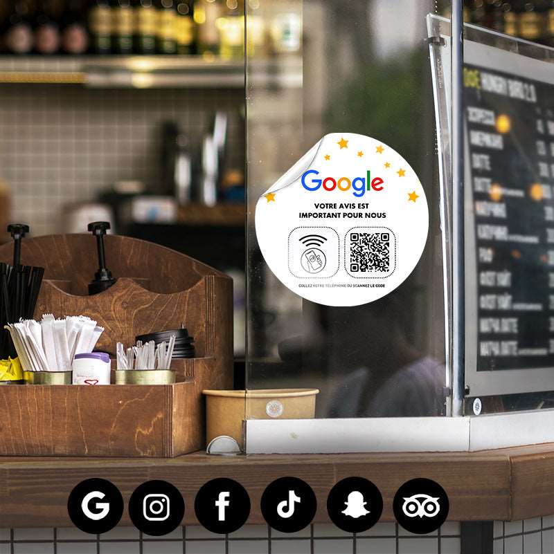 Autocollants NFC pour les restaurants - Barakom