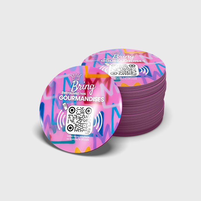 10 Plaque de table rondes personnalisées pour menu |Barakom - Barakom