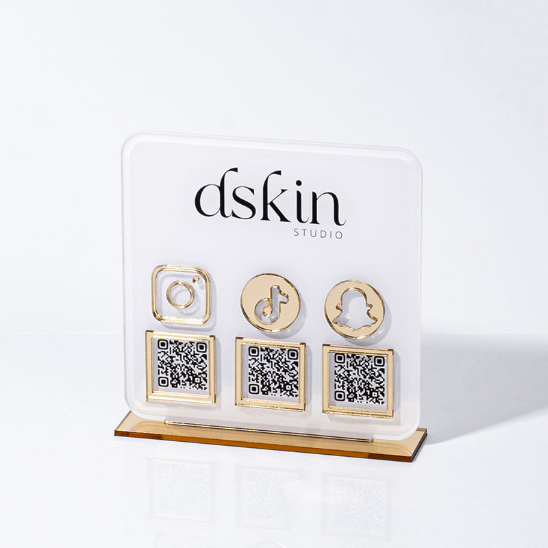 Plaque 3D personnalisée pour Réseaux sociaux | 15x15cm