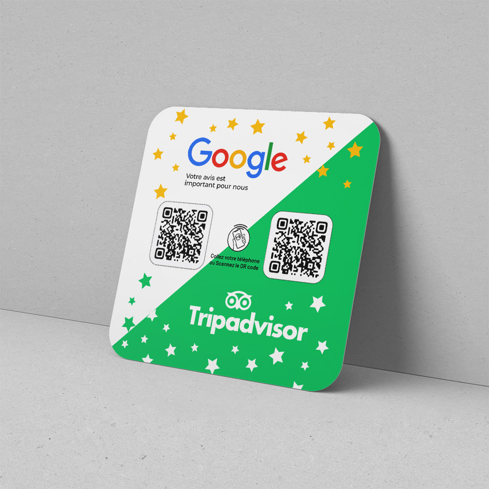 Plaque double google tripadvisor
