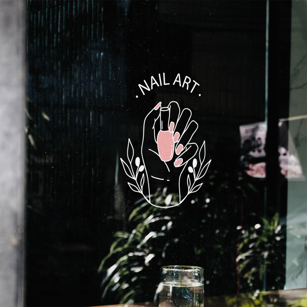 Adhésif "Nail Art" pour Vitrine