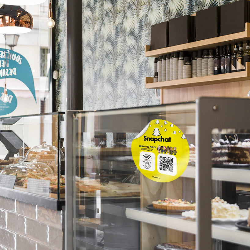 autocollant_qrcode_NFC snapchat v1 vitrine restaurant