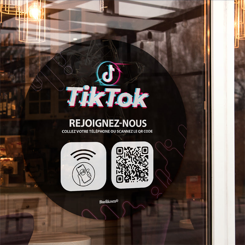 autocollant_qrcode_NFC tiktok grand format vitrine