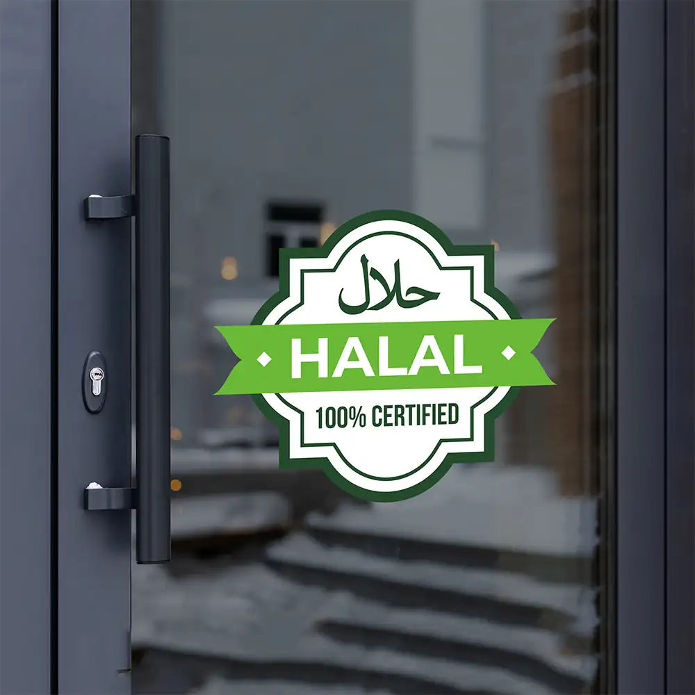 Autocollant Label Halal