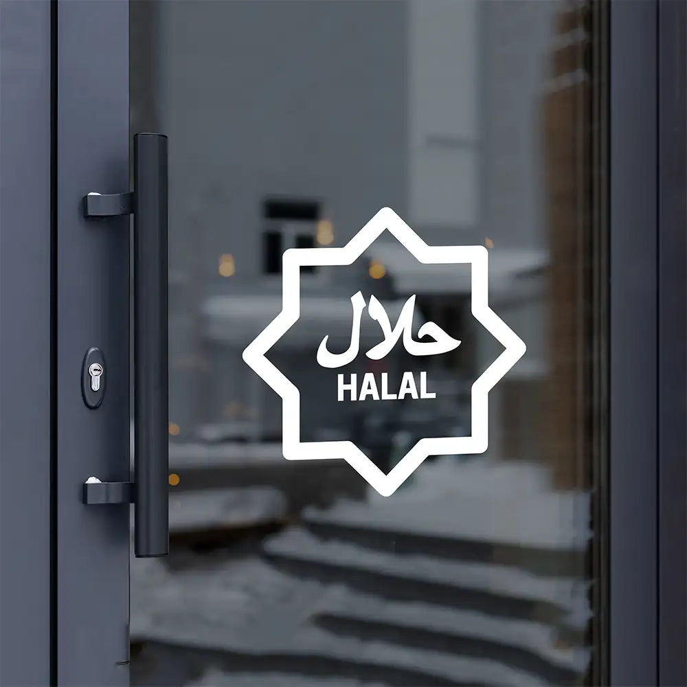 Autocollant Label Halal