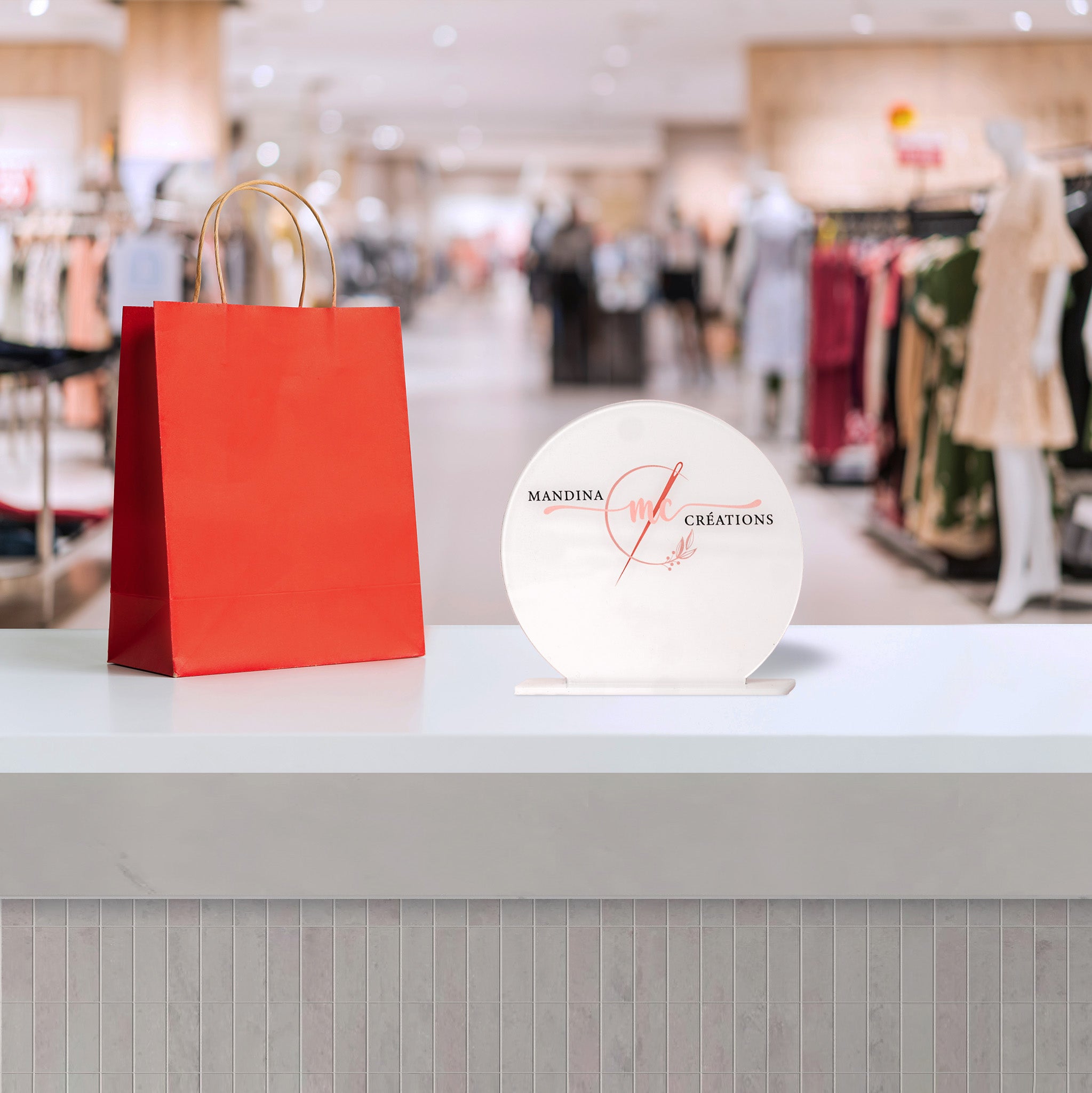 enseigne de bureau avec impression logo professionnel