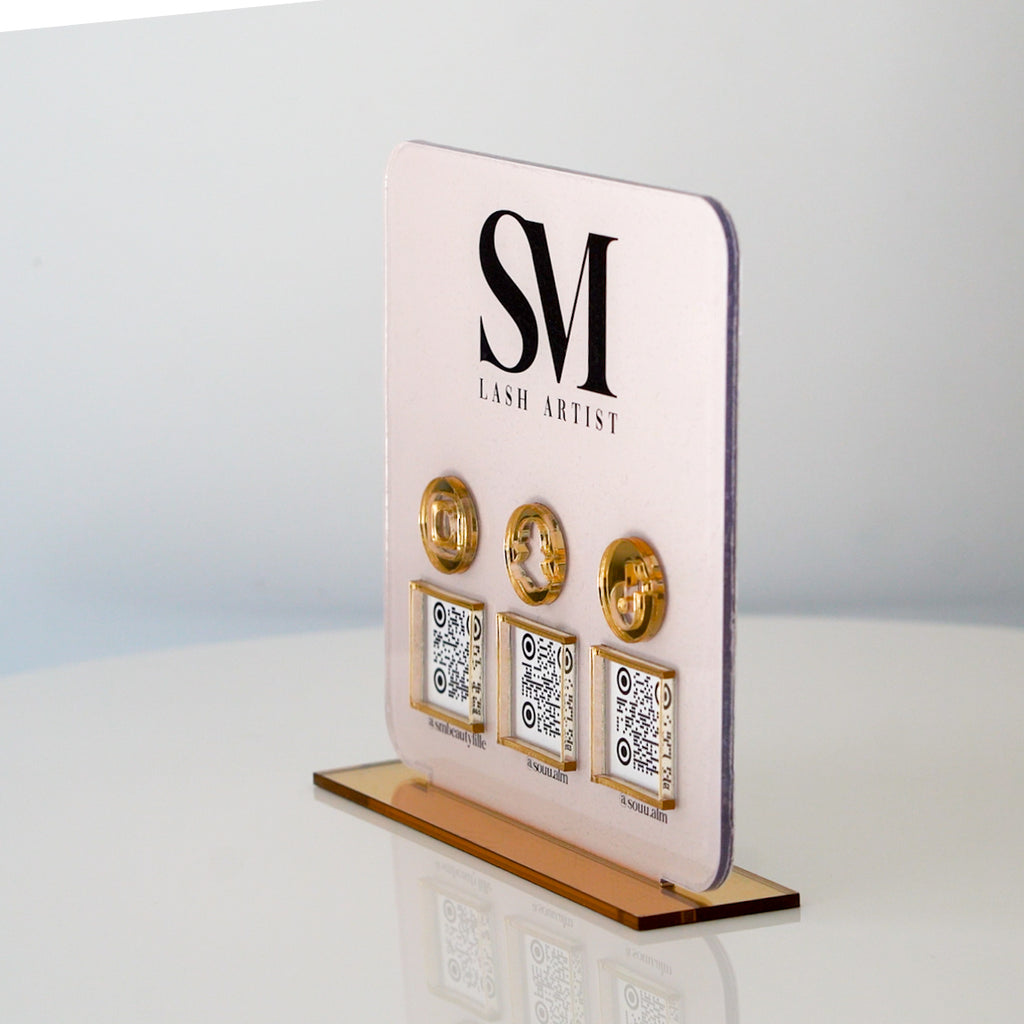 Plaque 3D personnalisée pour Réseaux sociaux | 15x15cm