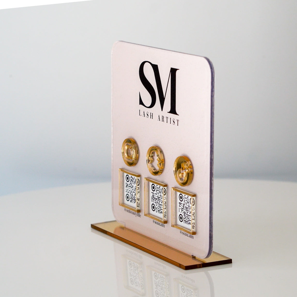 Plaque 3D personnalisée pour Réseaux sociaux | 15x15cm