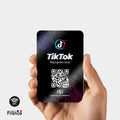 option carte de visite tiktok
