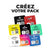pack de 4 plaques connectées Barakom®