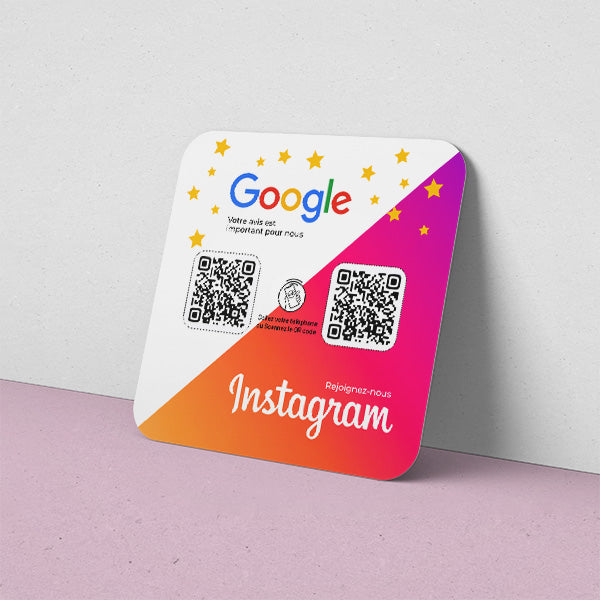 plaque_connectee_duo_deux_reseau_google_instagram