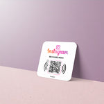 Plaque NFC et QR Code Instagram - Vignette | Barakom