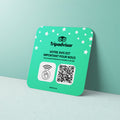 plaque nfc qr code trip advisor 12cm