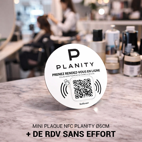 Plaque NFC & QR Code Planity
