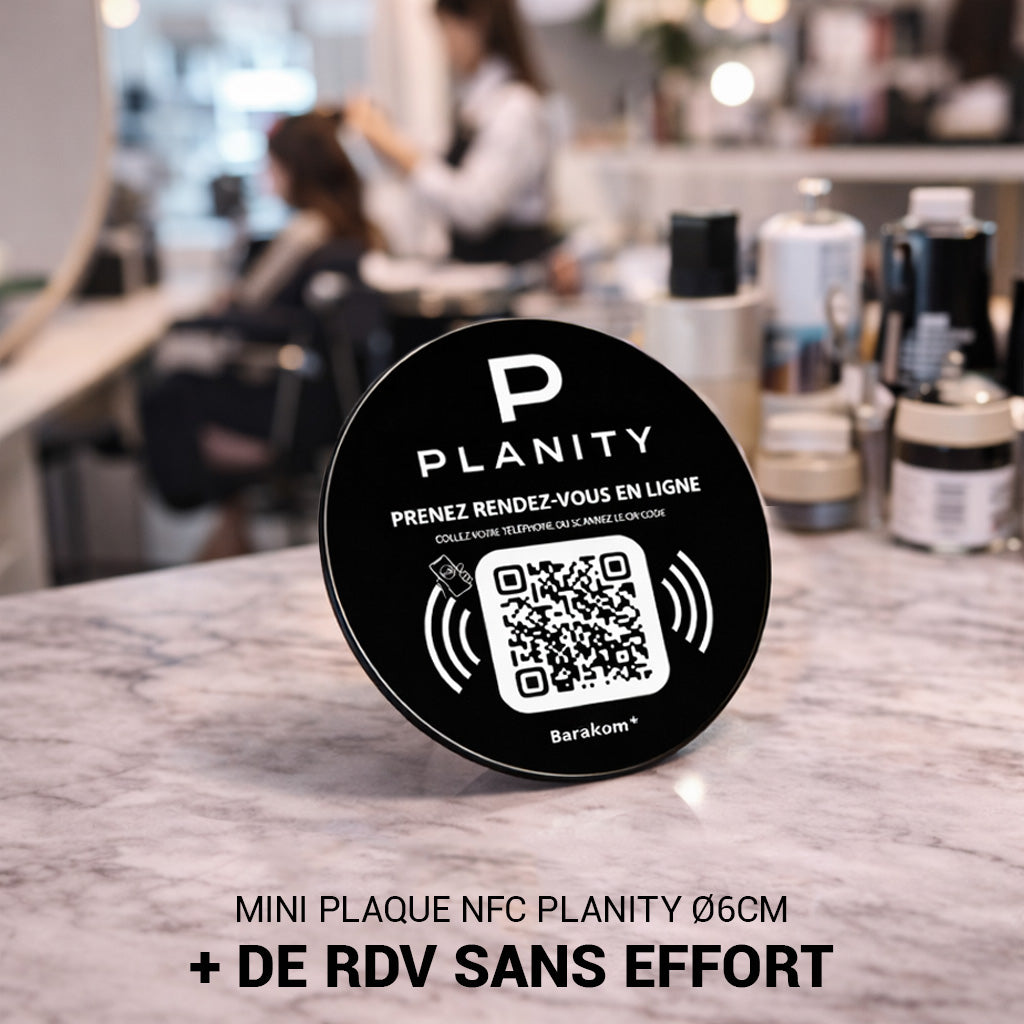 Plaque NFC & QR Code Planity