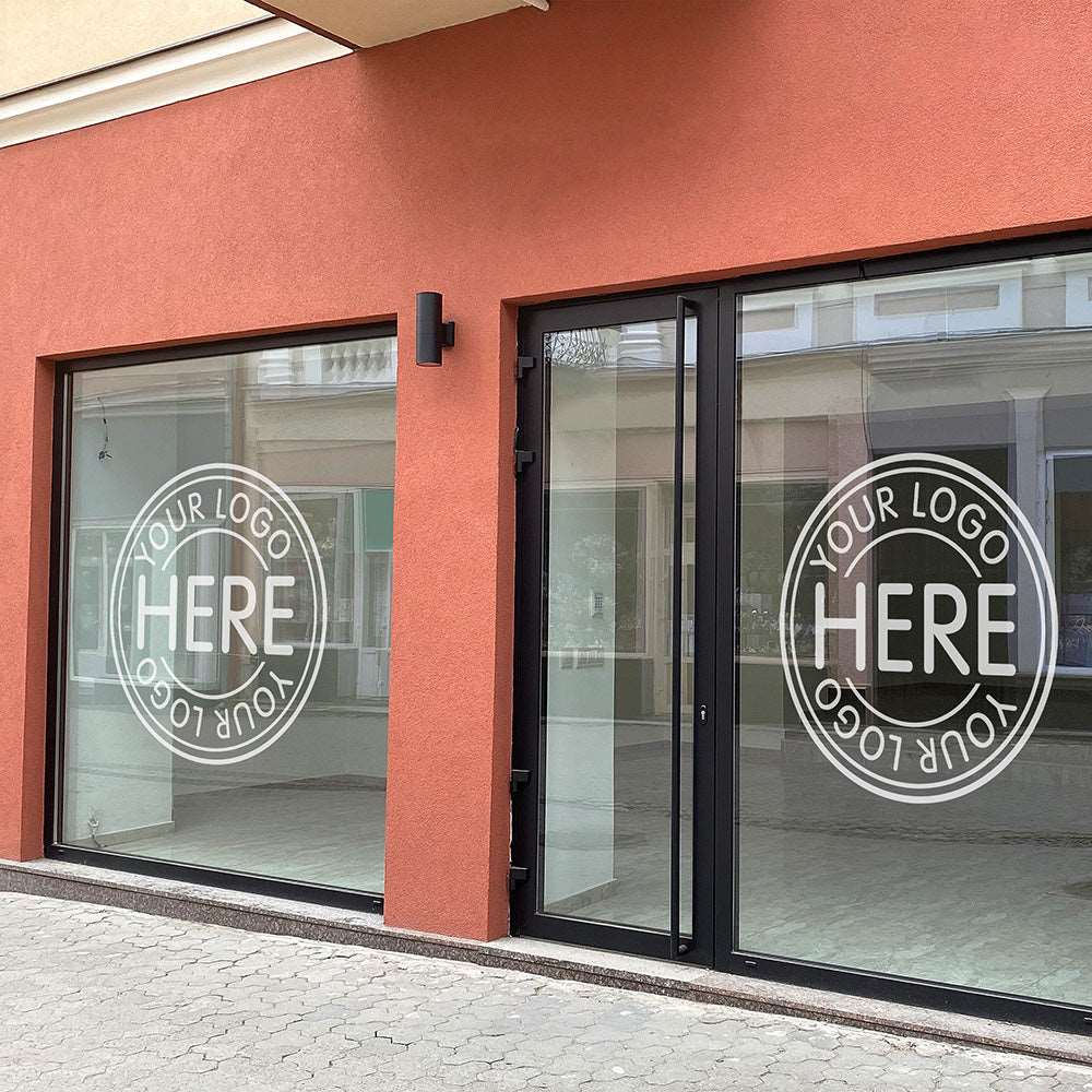 Logo Adhésif pour vitrine | Décalcomanie - Barakom